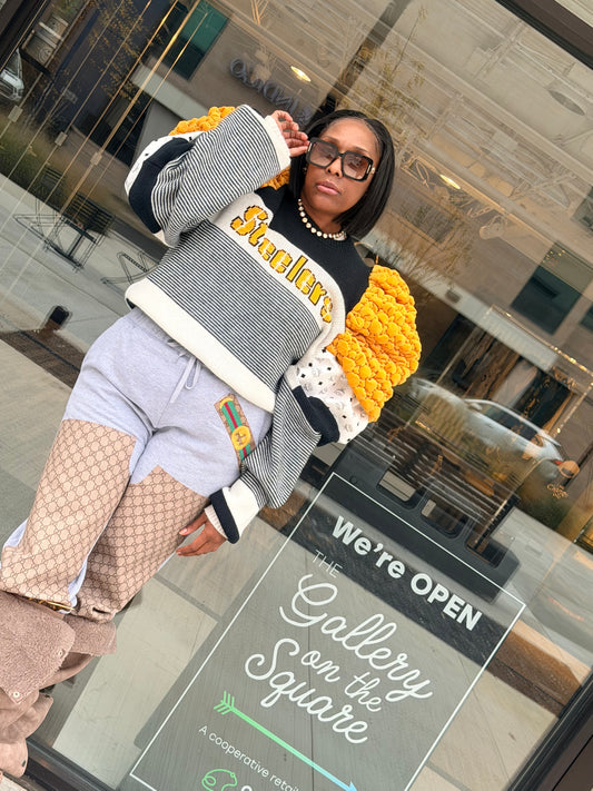 Custom Pro Puff Sleeve Sweater