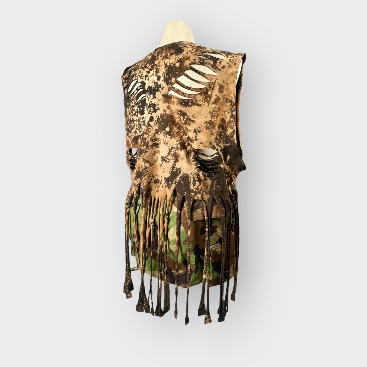 Distressed Fringe Street Style Tee