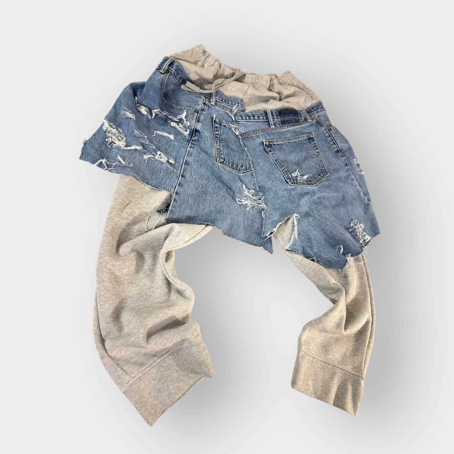 Denim Overlay Joggers