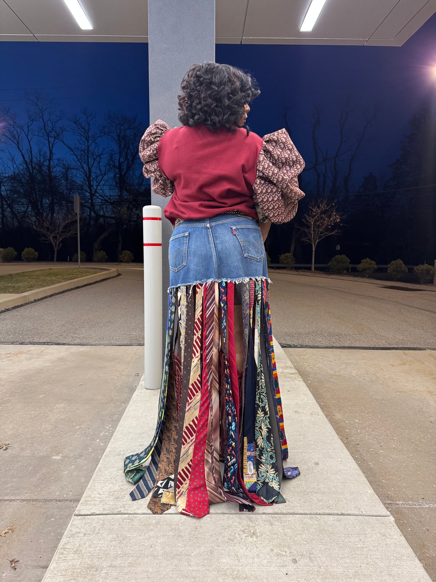 Tangled up Denim Skirt