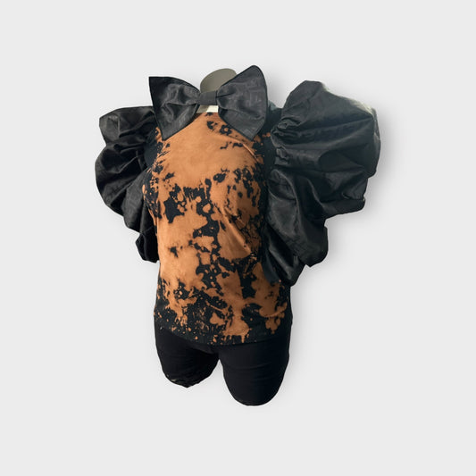 Distressed Deluxe Edition Tee Designer Insp. with Bow tie