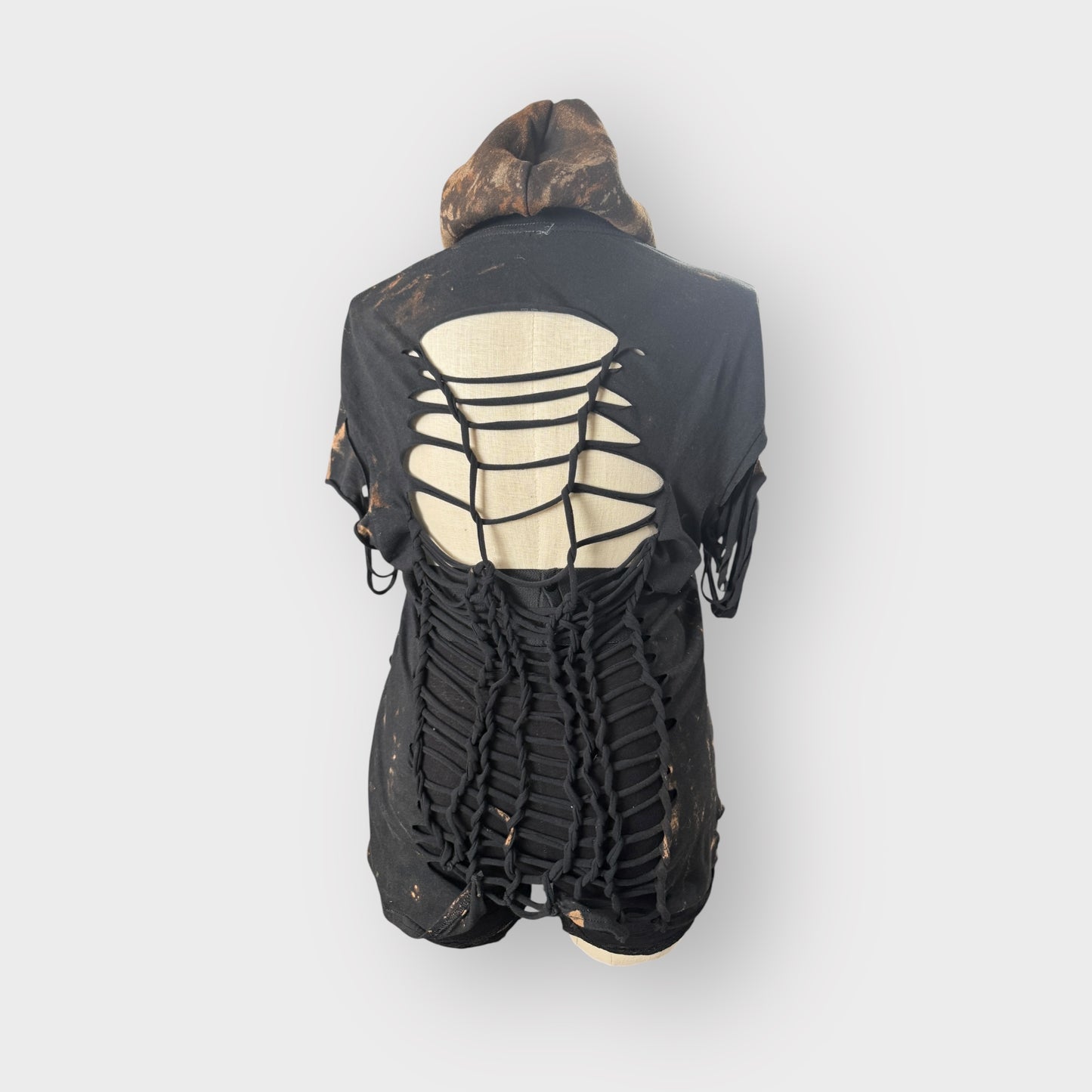Distressed Hooded Tee