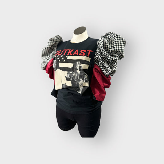 Street style Couture Sleeve Tee