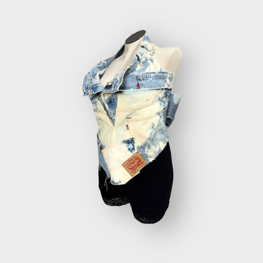 Denim Corset Style Halter