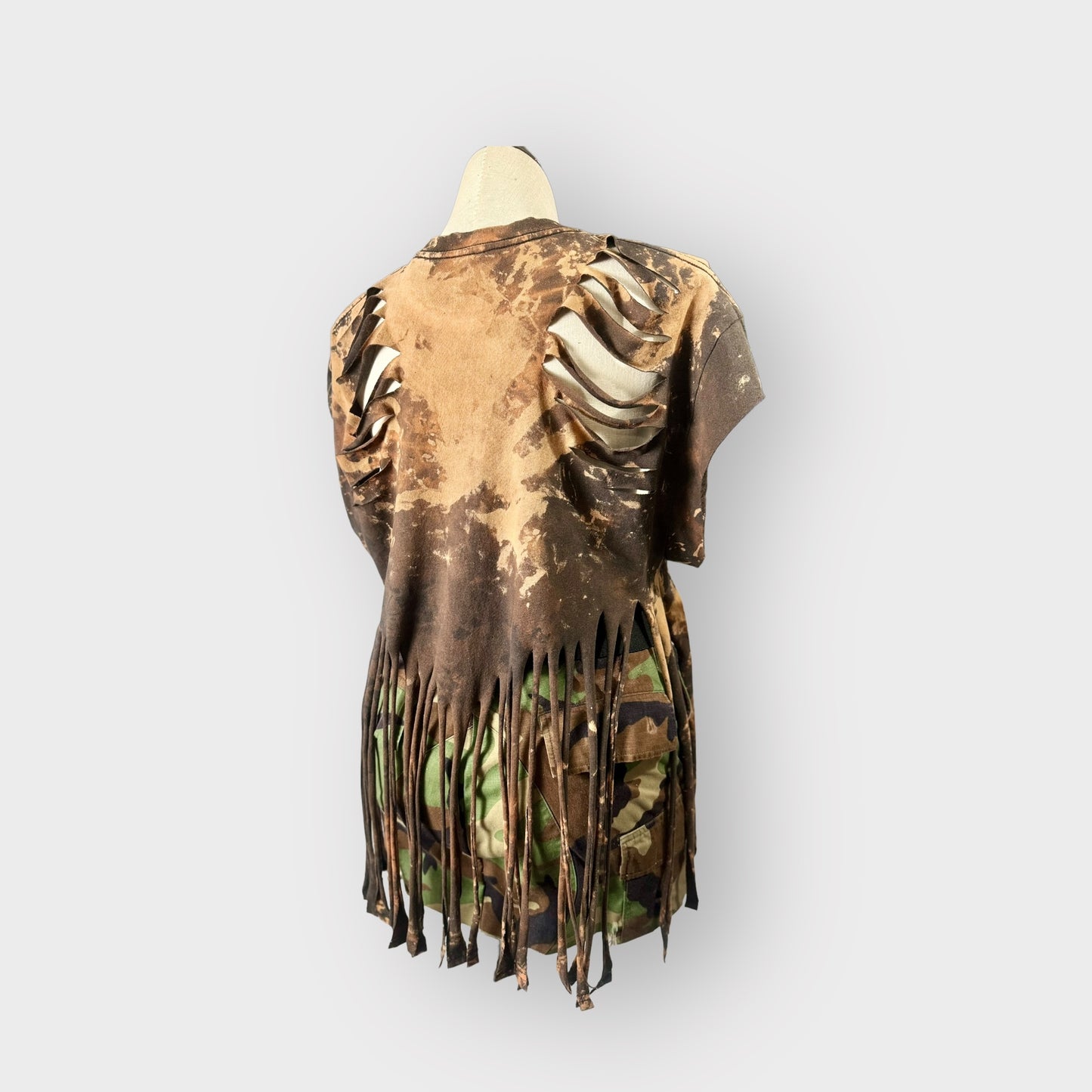 Distressed Fringe Tee
