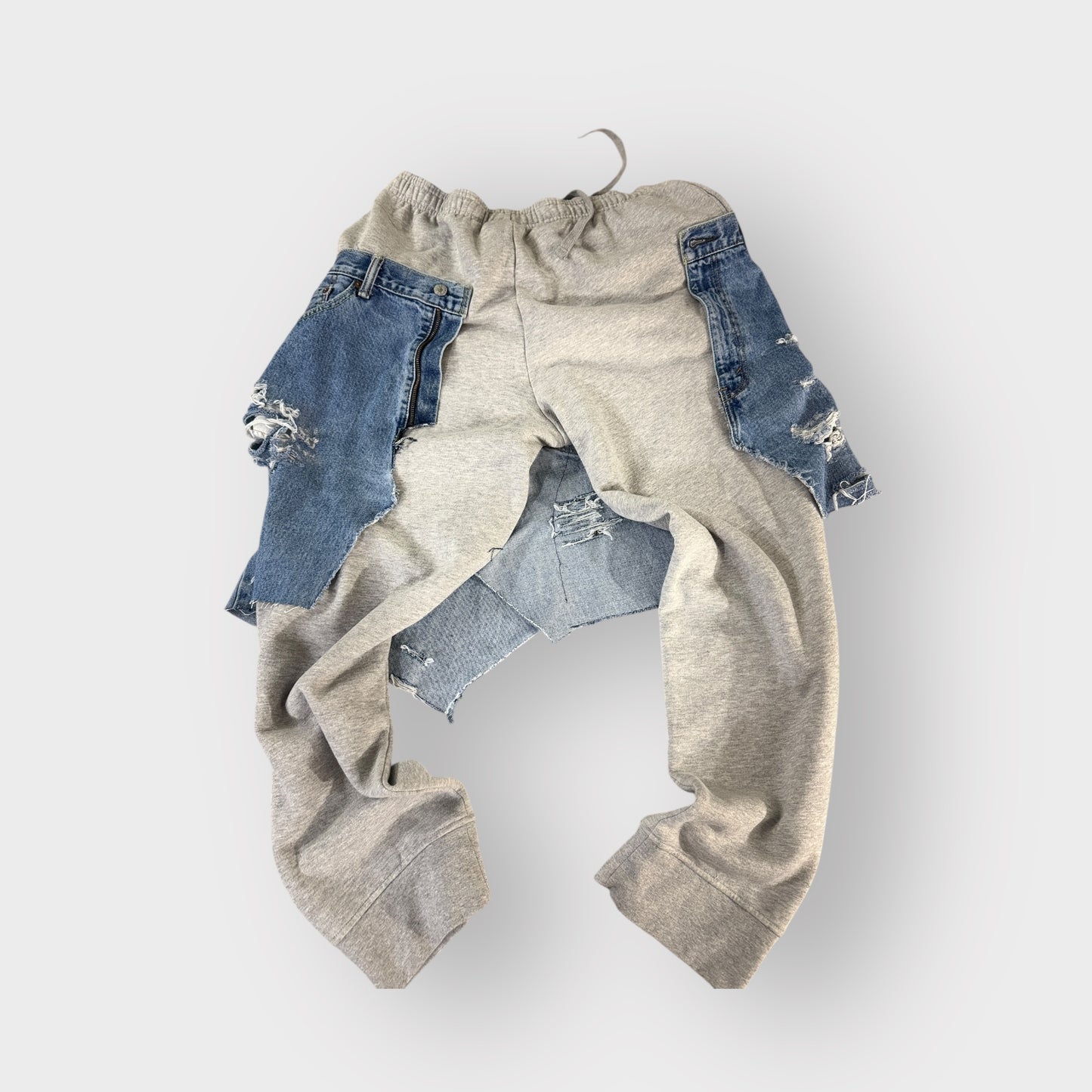 Denim Overlay Joggers