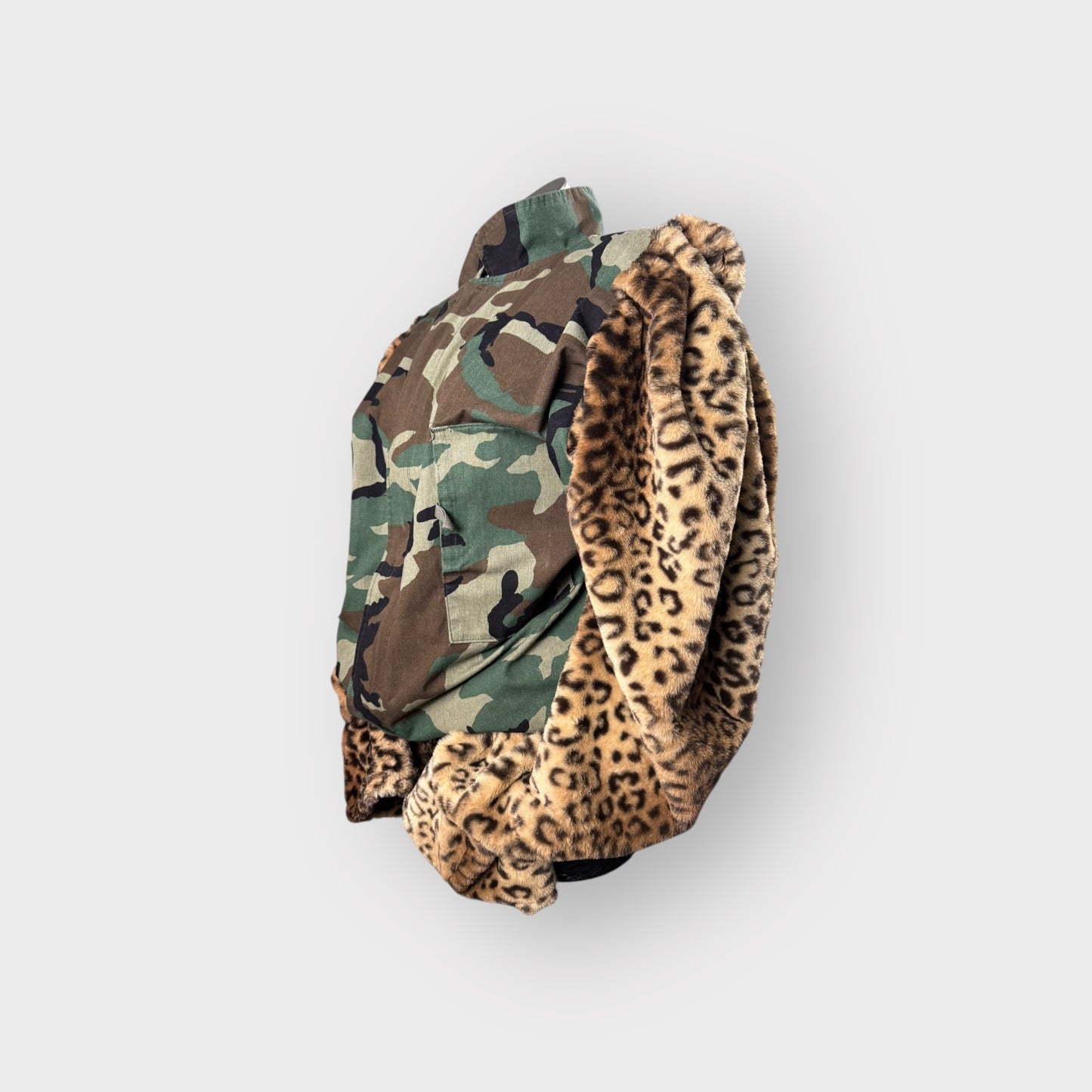 Camo Couture Faux Sleeve Jacket