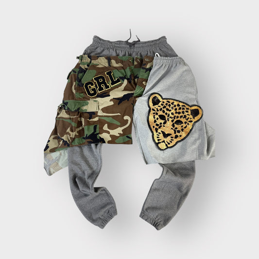 Eye of the Tiger Overlay Joggers