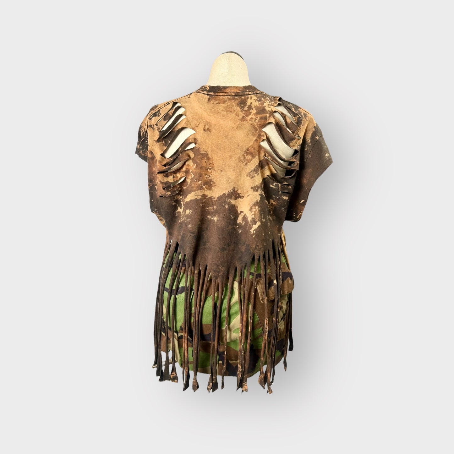 Distressed Fringe Tee