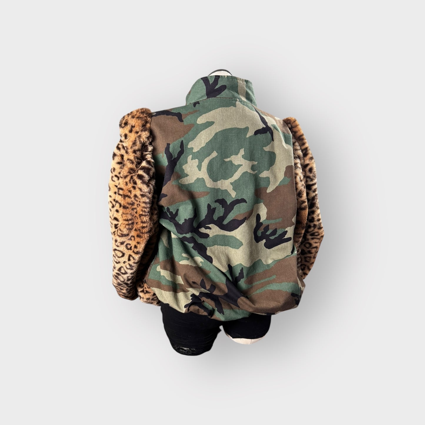 Camo Couture Faux Sleeve Jacket