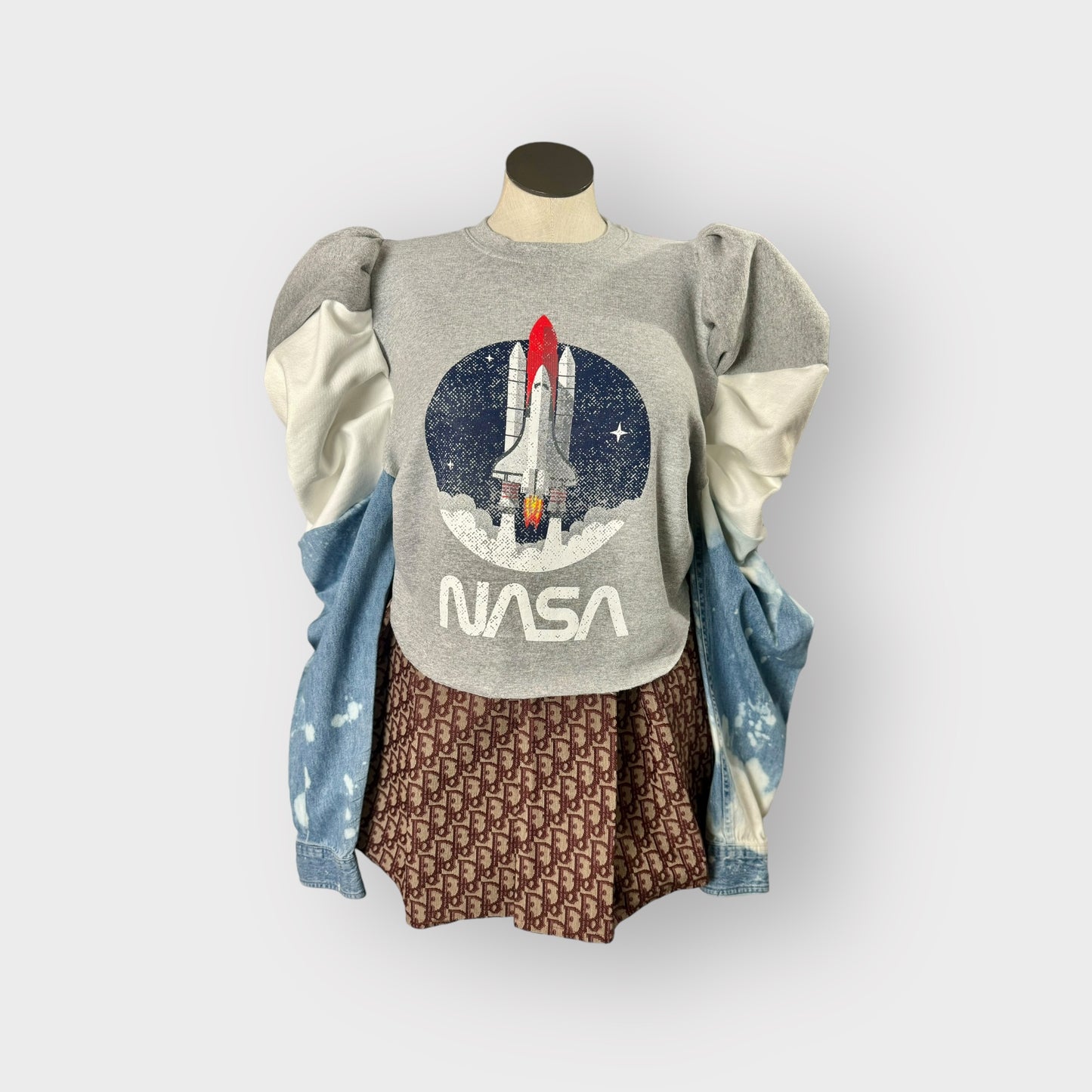 NASA Puff Sleeve Crewneck