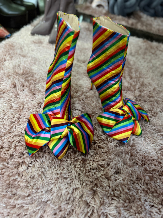 Candy Stripped Booties