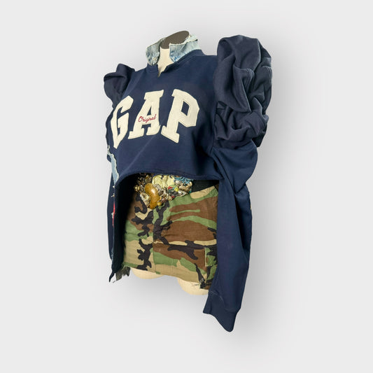 Luxe Puffy Sleeve Crewneck