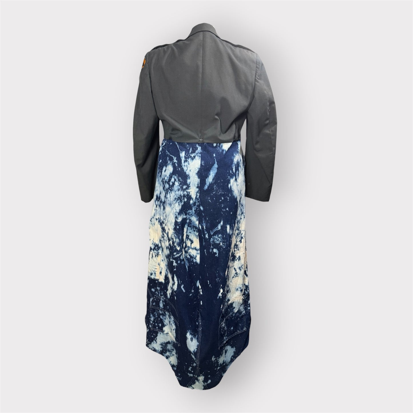 Military n Denim Duster