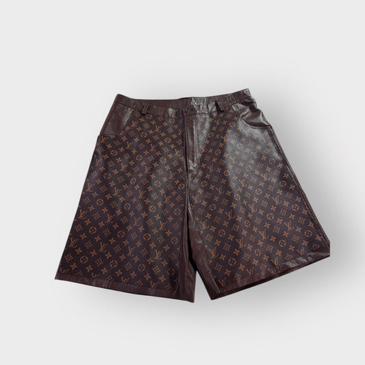 Deluxe Leather Bermuda Shorts