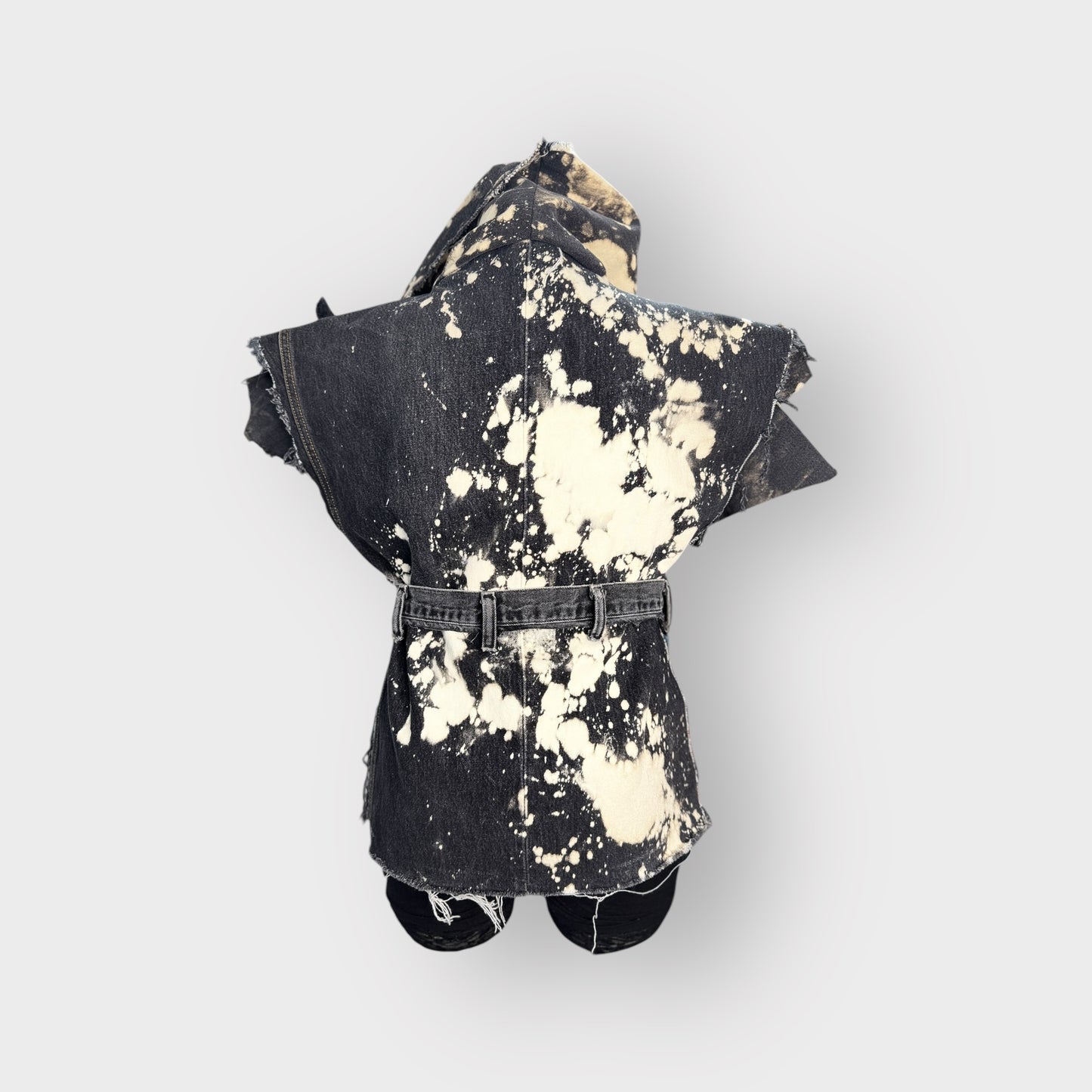 Distressed Denim Harness/Tunic
