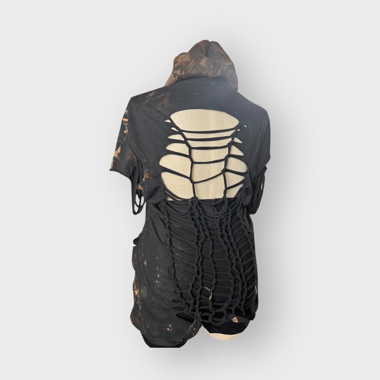 Distressed Hooded Tee
