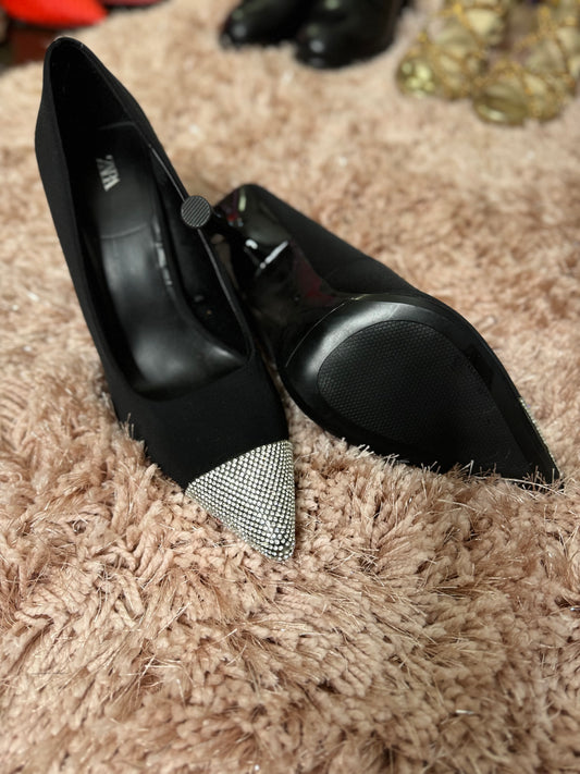 Two Tones Bling Heels