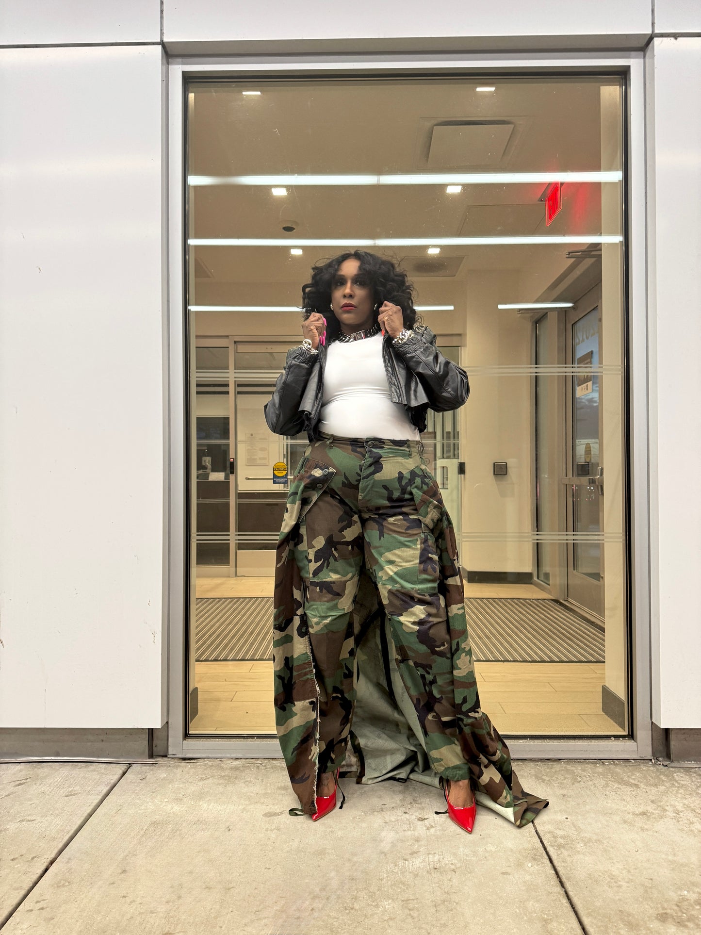 Camo Mermaid Skirt Slacks