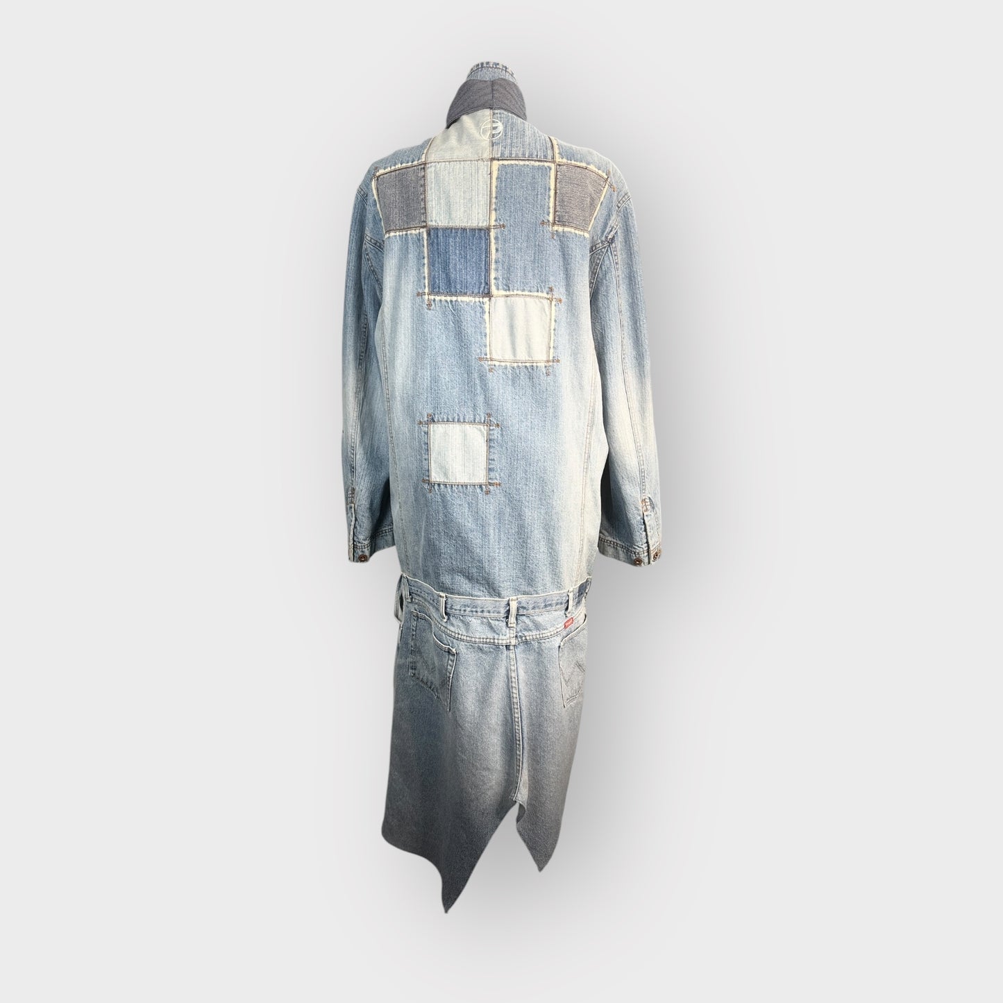 Denim Patchwork Duster