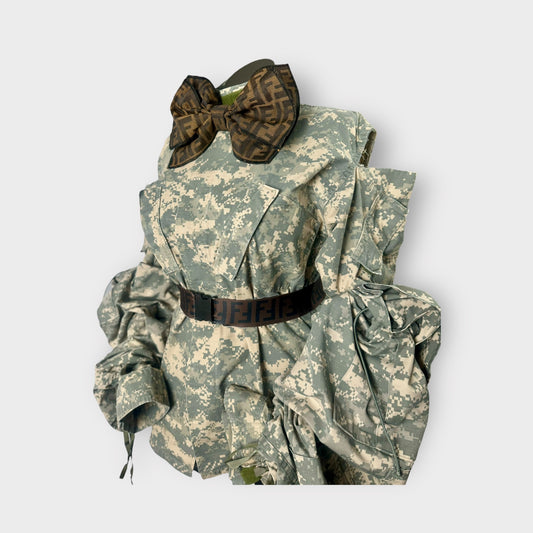 Luxury Double Bow Tie Brooch