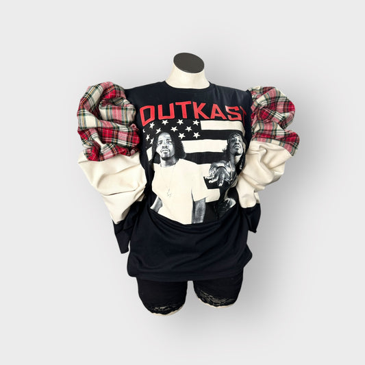 Luxe Hip Hop Couture Sleeve Tee