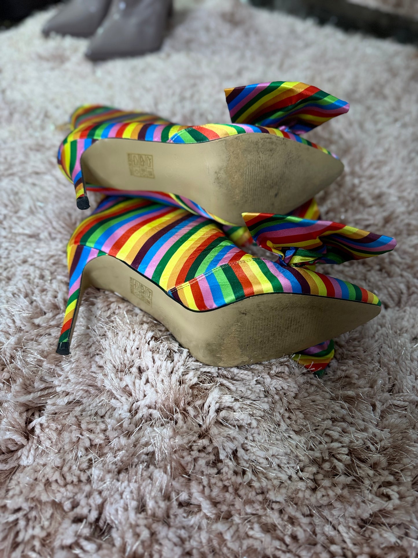 Candy Stripped Booties