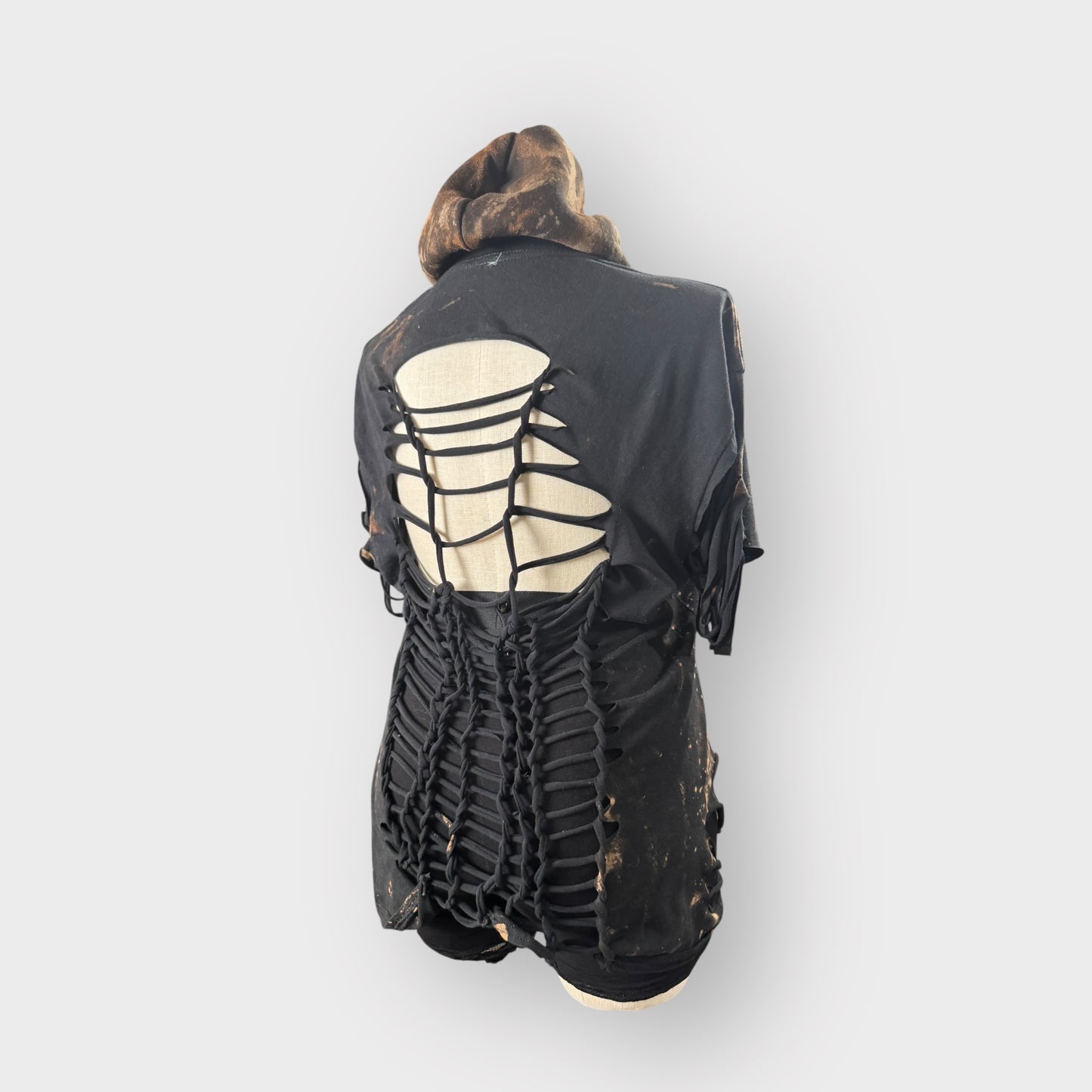 Distressed Hooded Tee