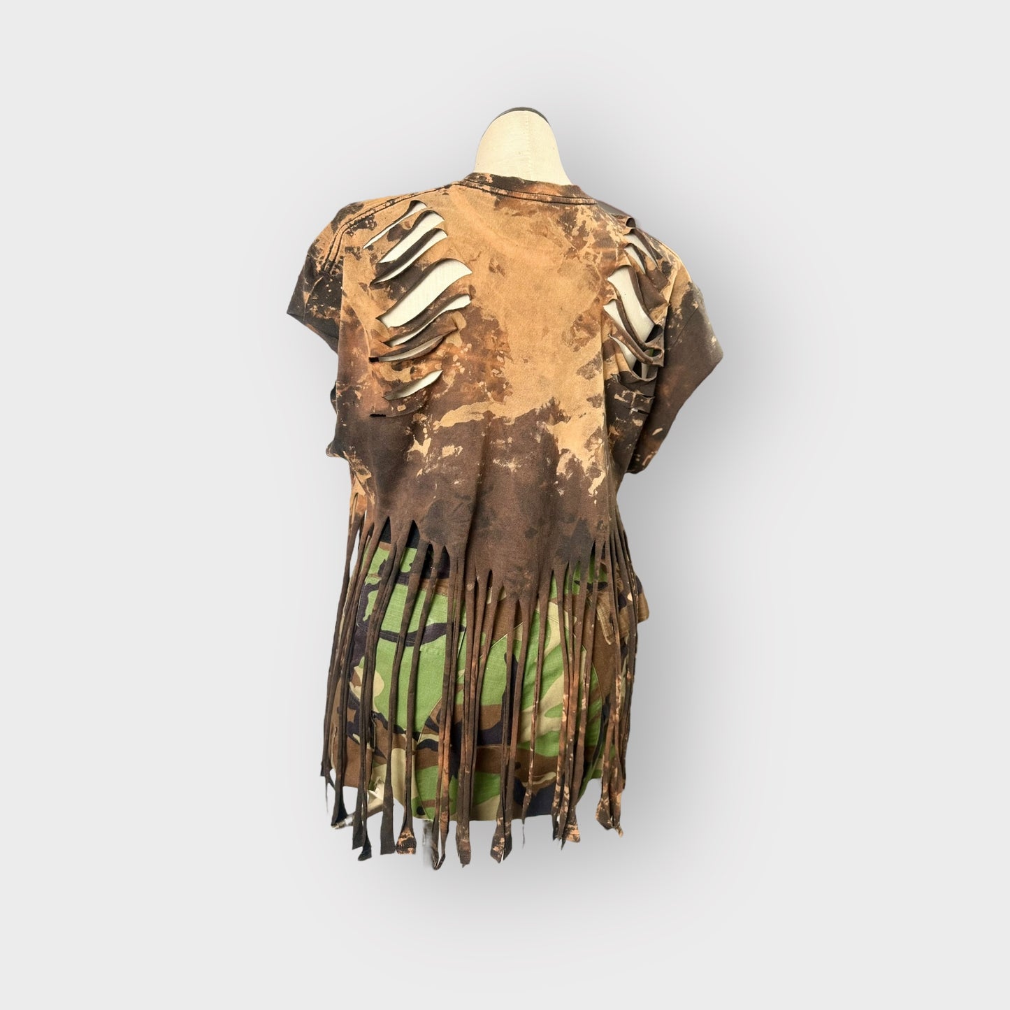 Distressed Fringe Tee