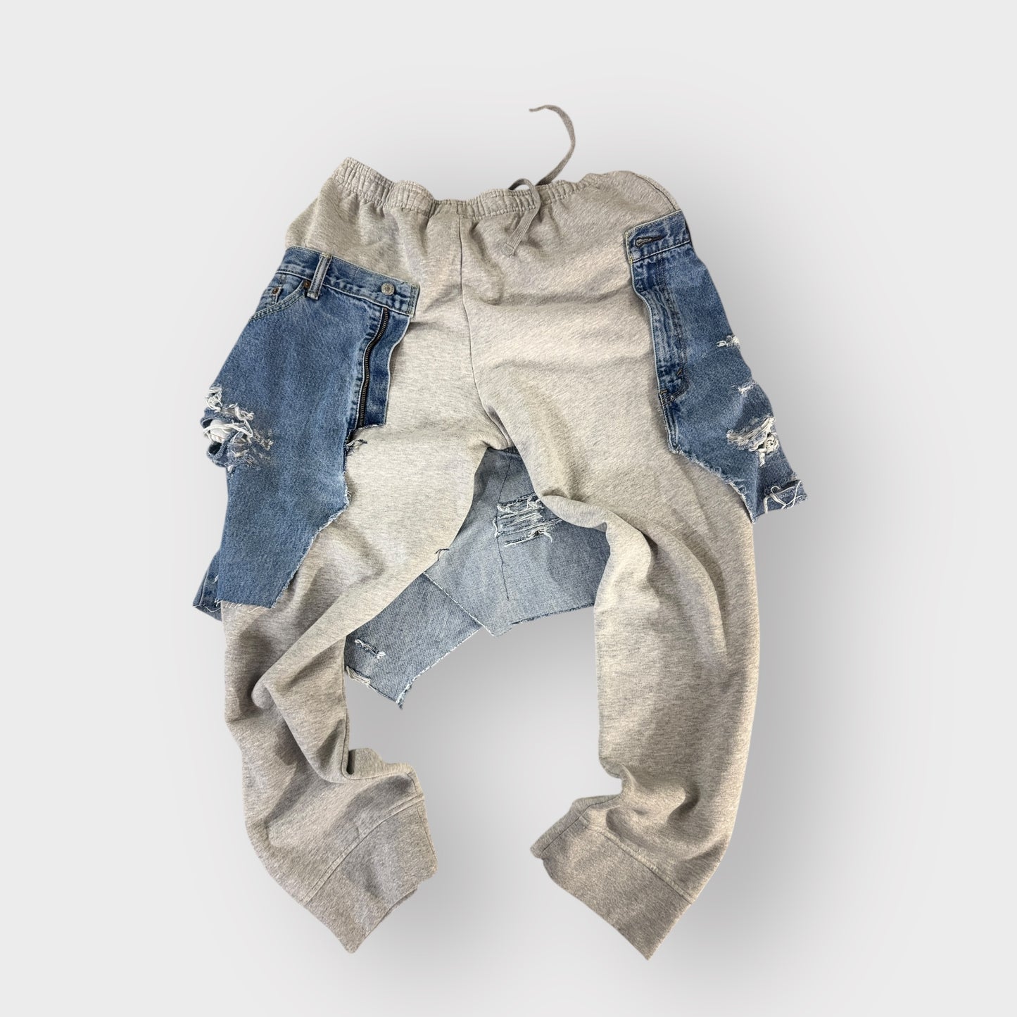 Denim Overlay Joggers