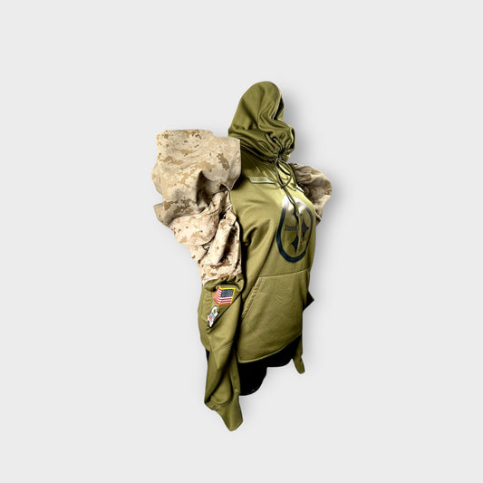 NFL Season Couture Sleeve Street Style Hoodie