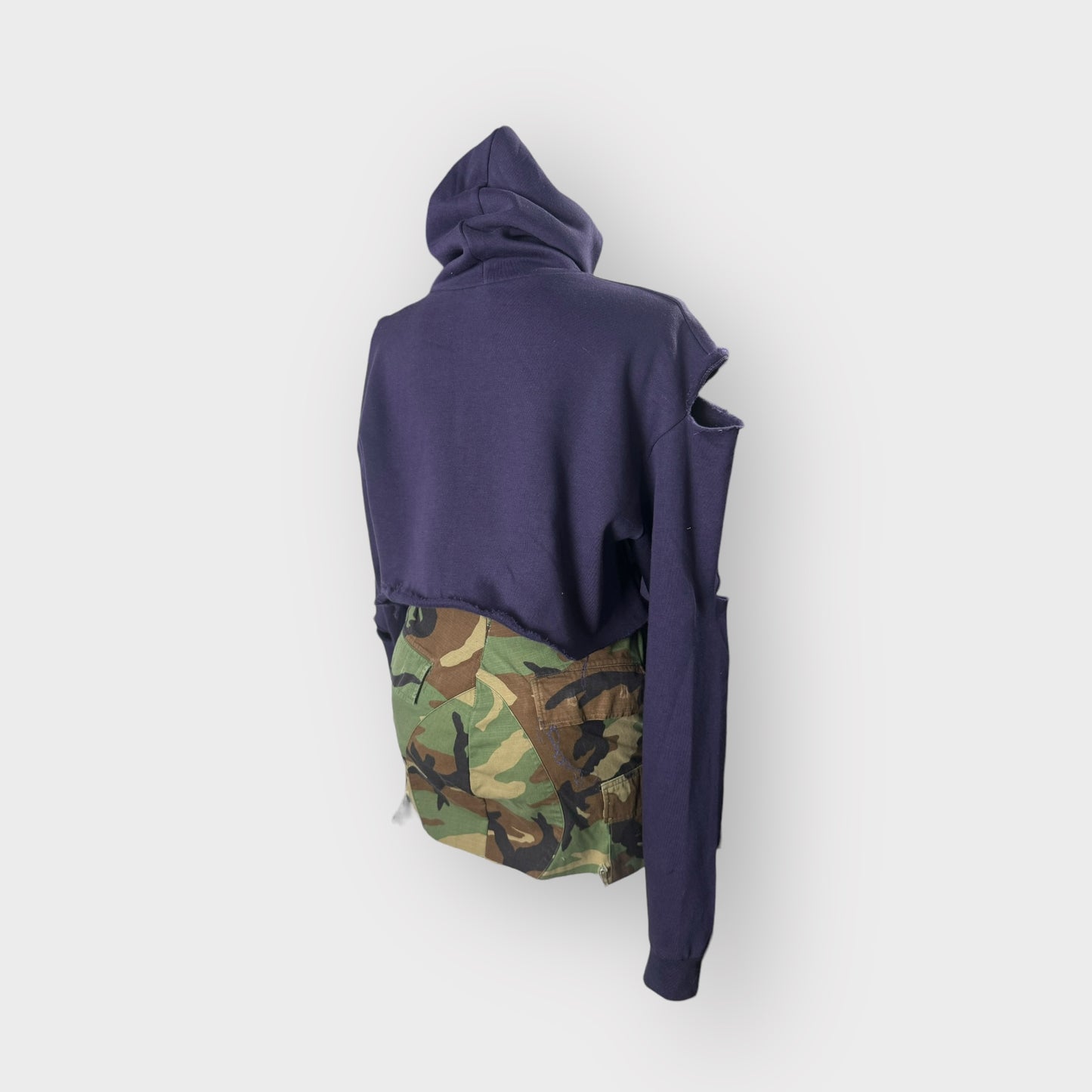 Purple Corset Style Zip Hoodie