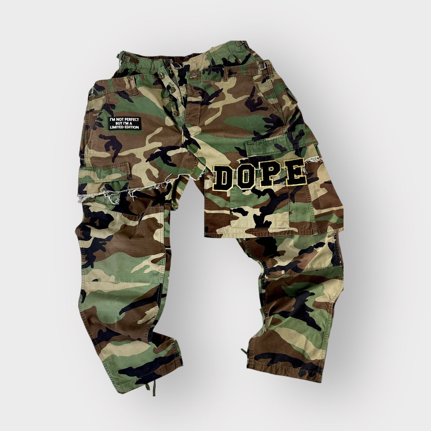 Couture Camo Street Style Layover Cargos