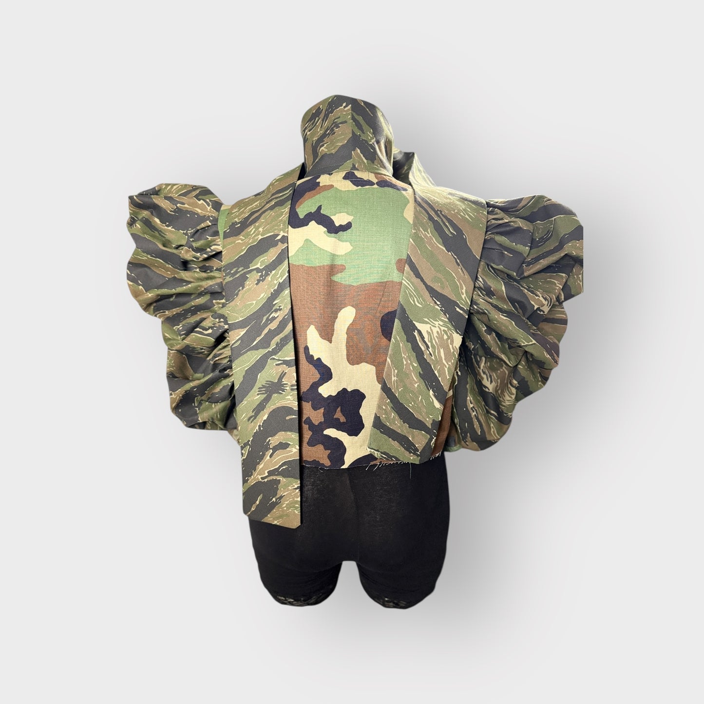 Deluxe Cropped Power Bow Camo