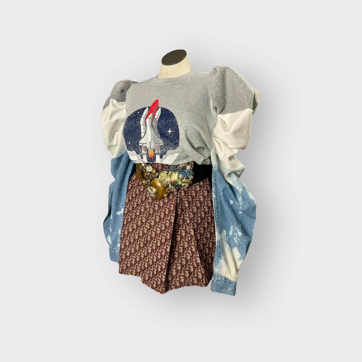 NASA Puff Sleeve Crewneck