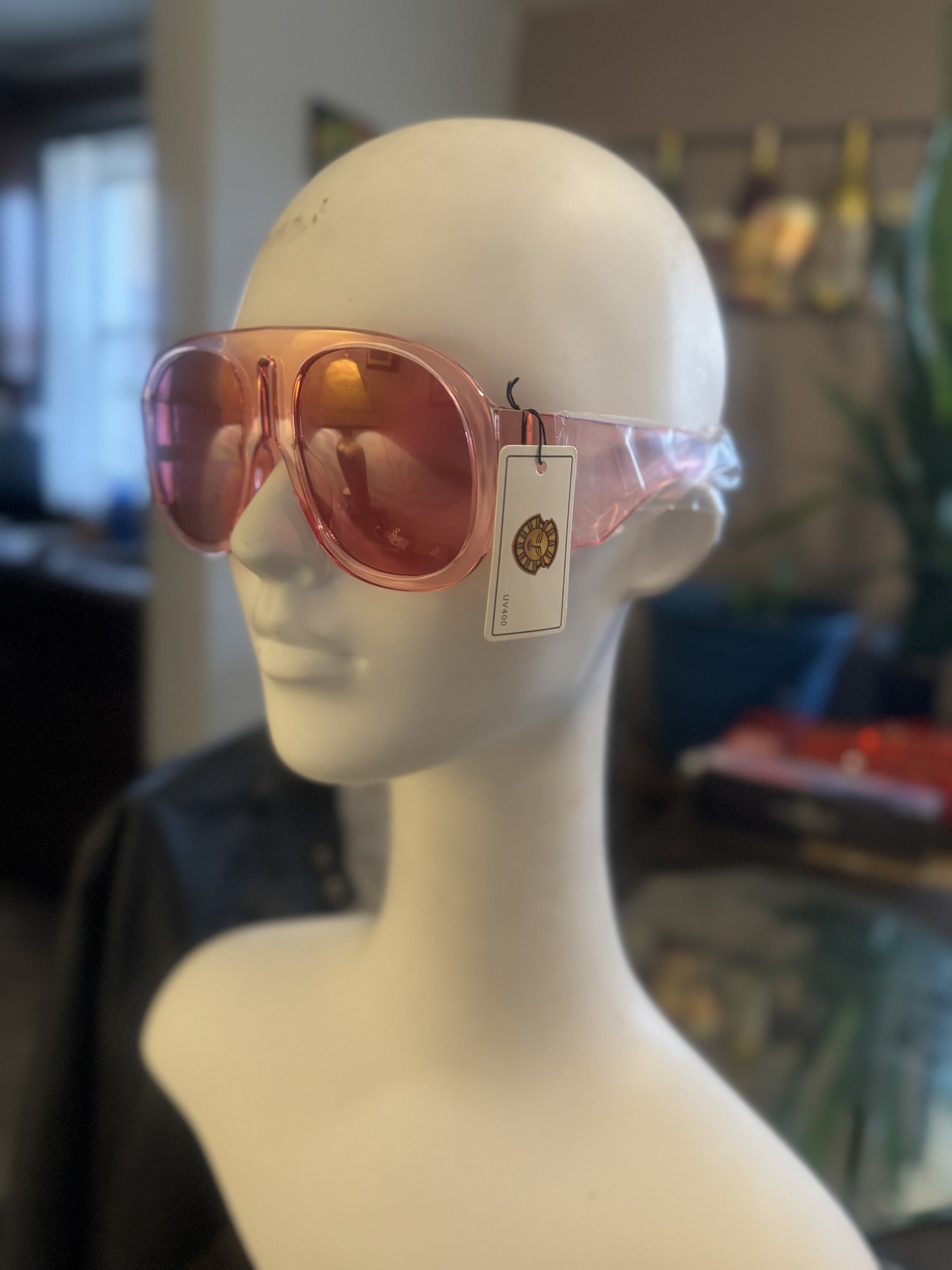 Pink Oversized Aviators