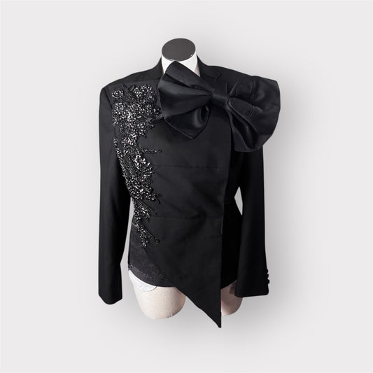 Black Custom Couture Blazer