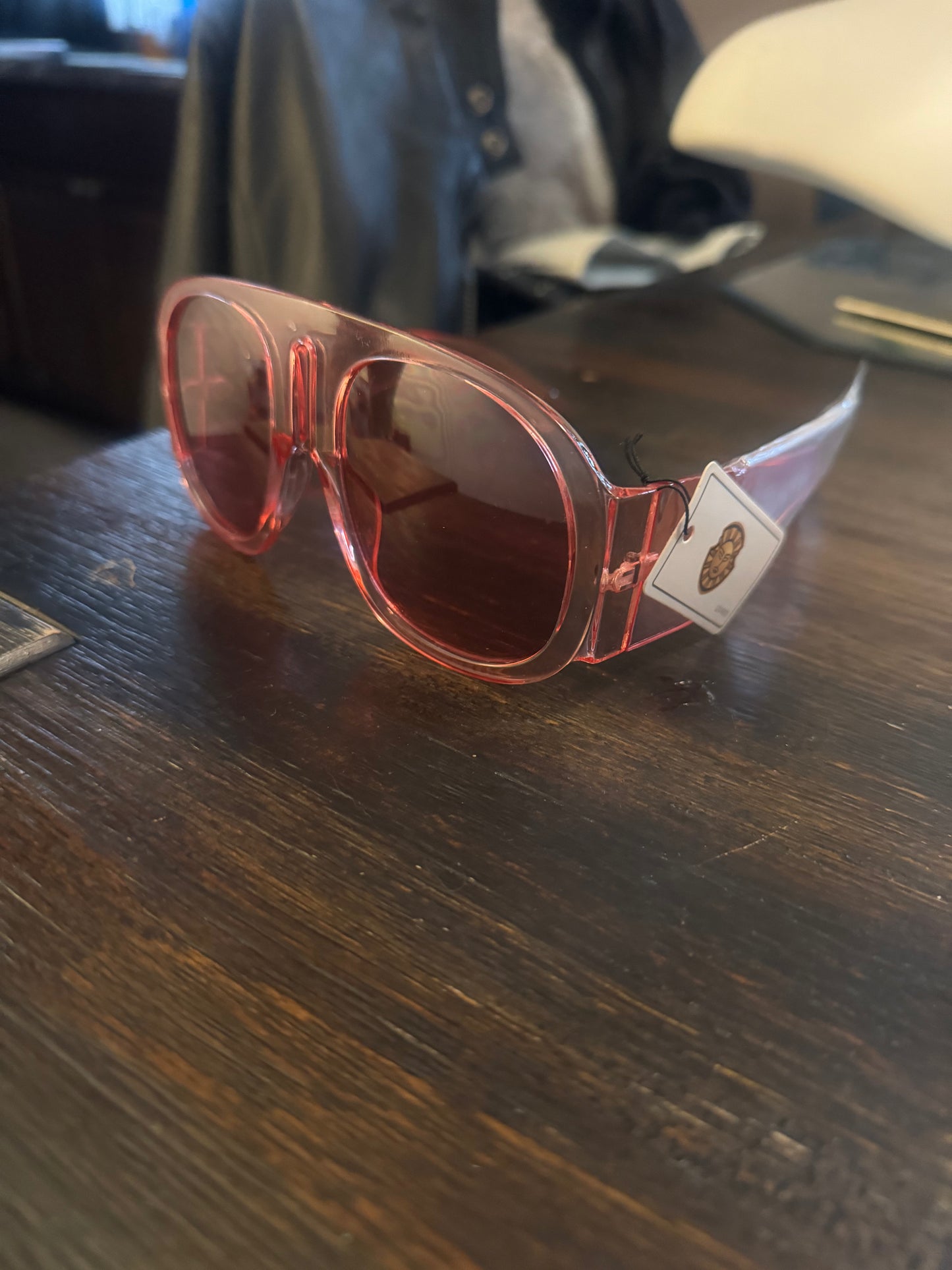 Pink Oversized Aviators