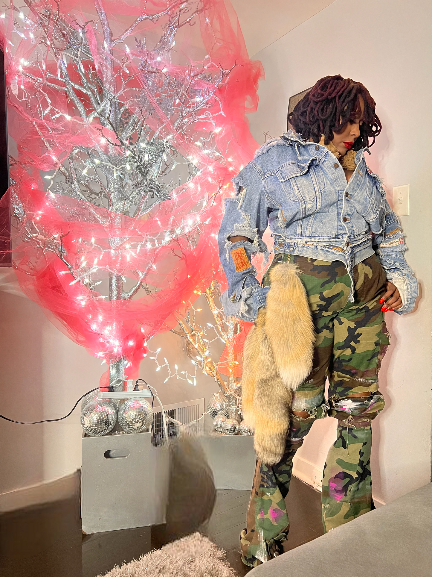 Denim Patchwork Custom Jacket