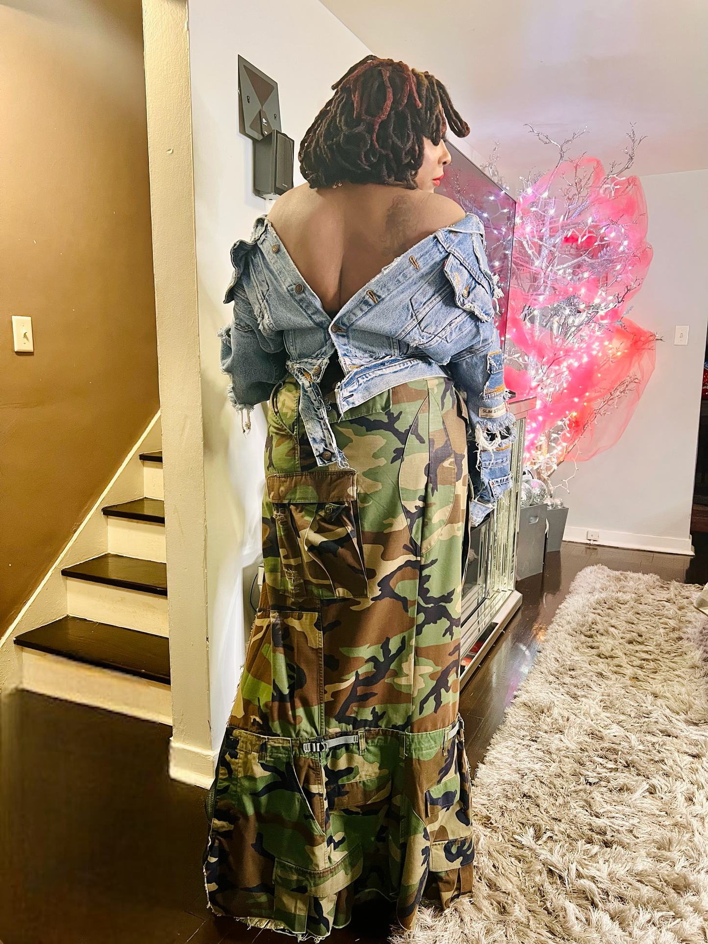 Denim Patchwork Custom Jacket