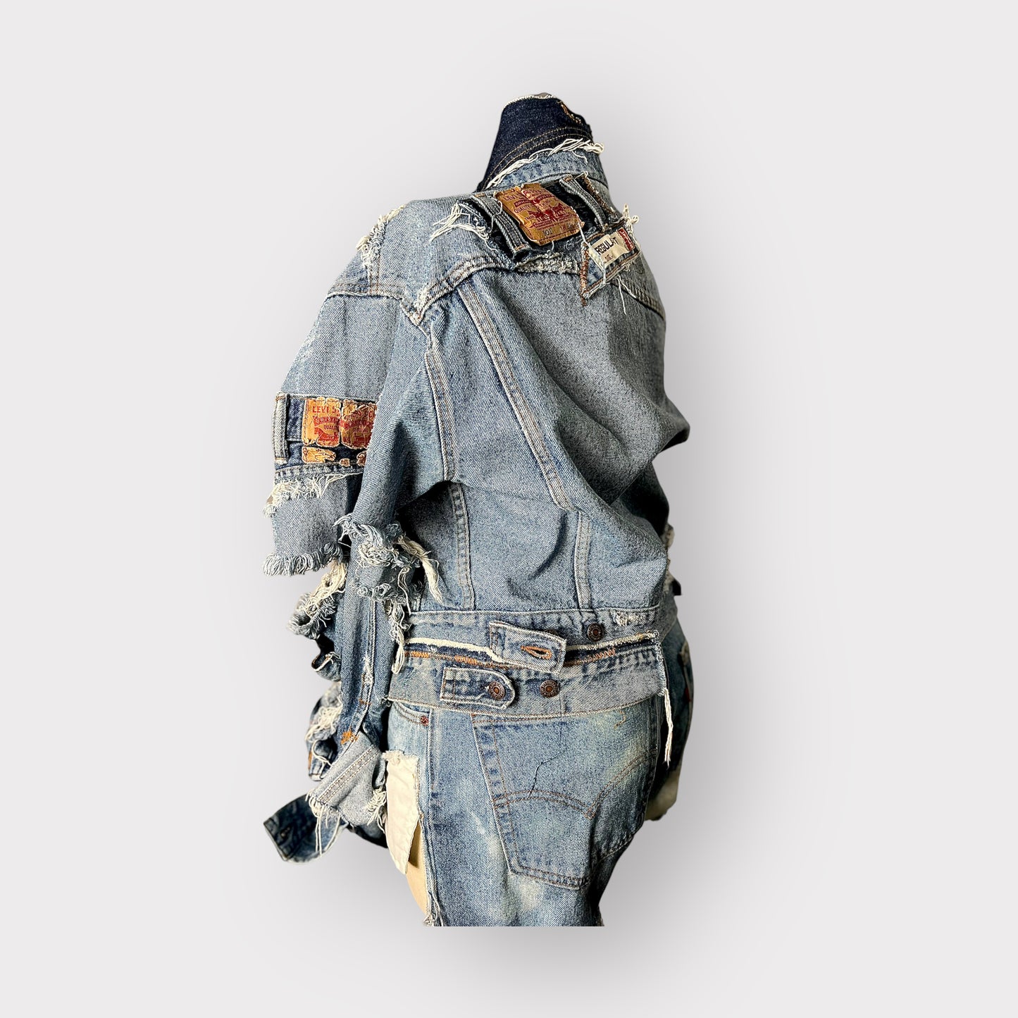 Denim Patchwork Custom Jacket