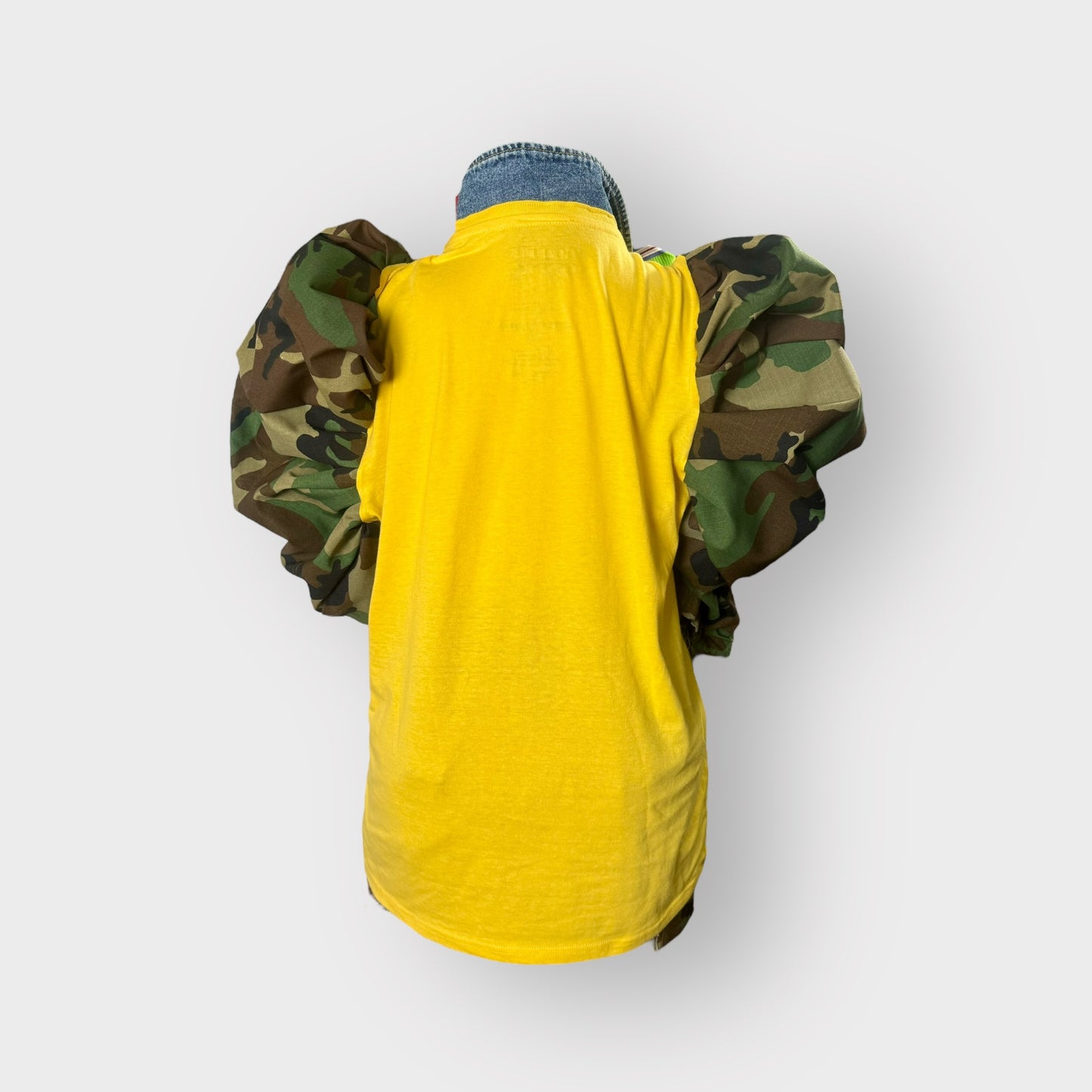 Colorful Camo Couture Sleeve Tee
