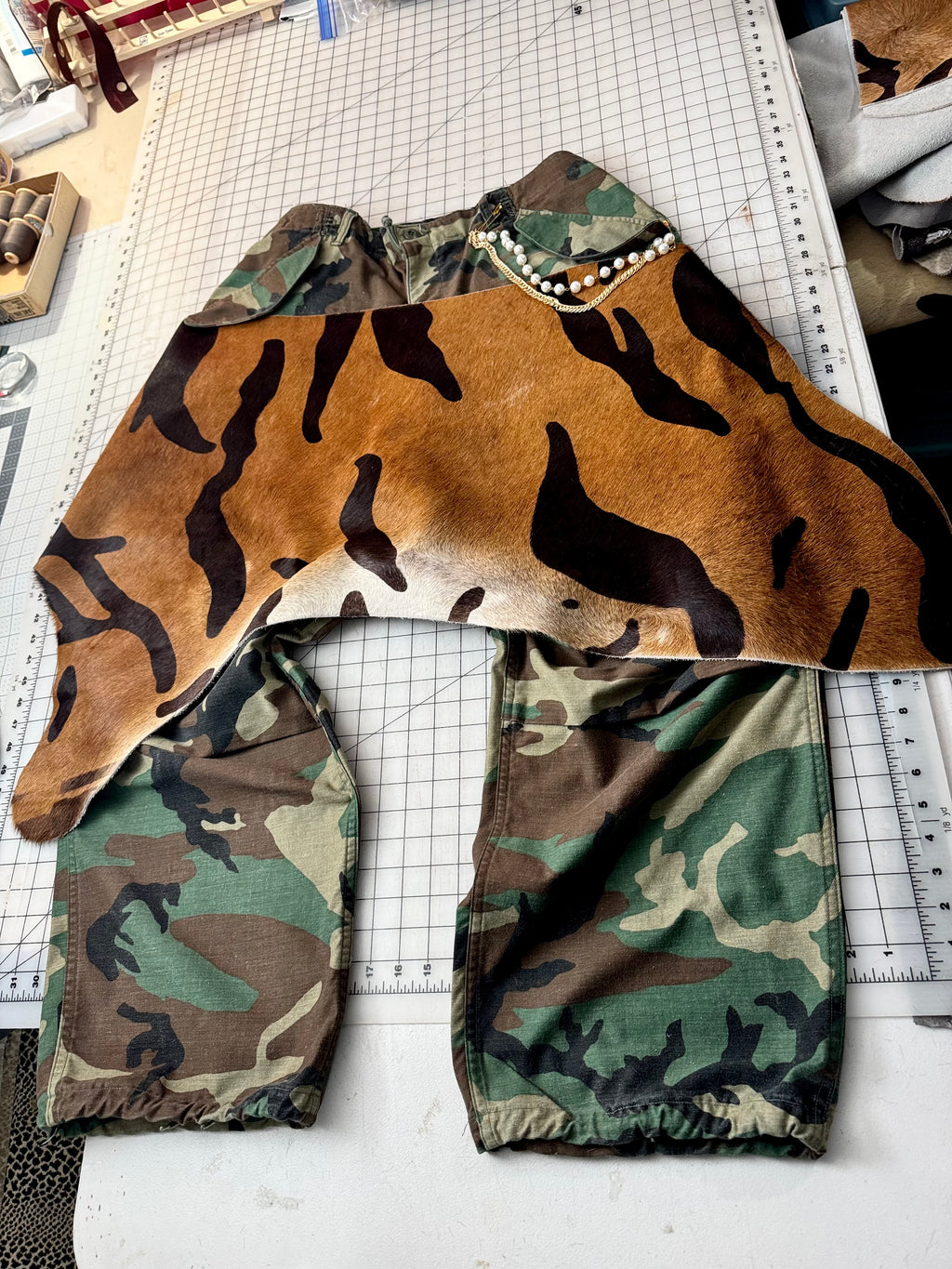 Reimagined Tiger Pony Hair Overlays