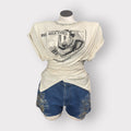 Crystal Neck Wrap Tee