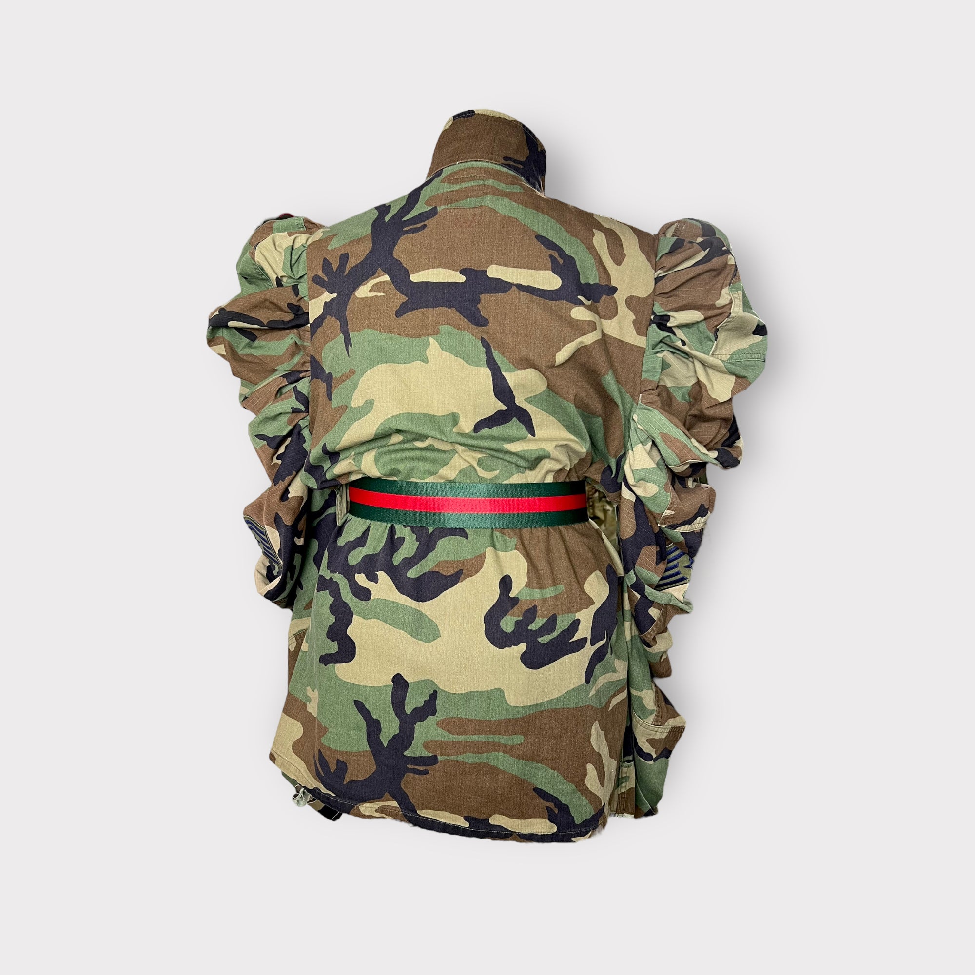 Couture Camo Puffy Sleeve