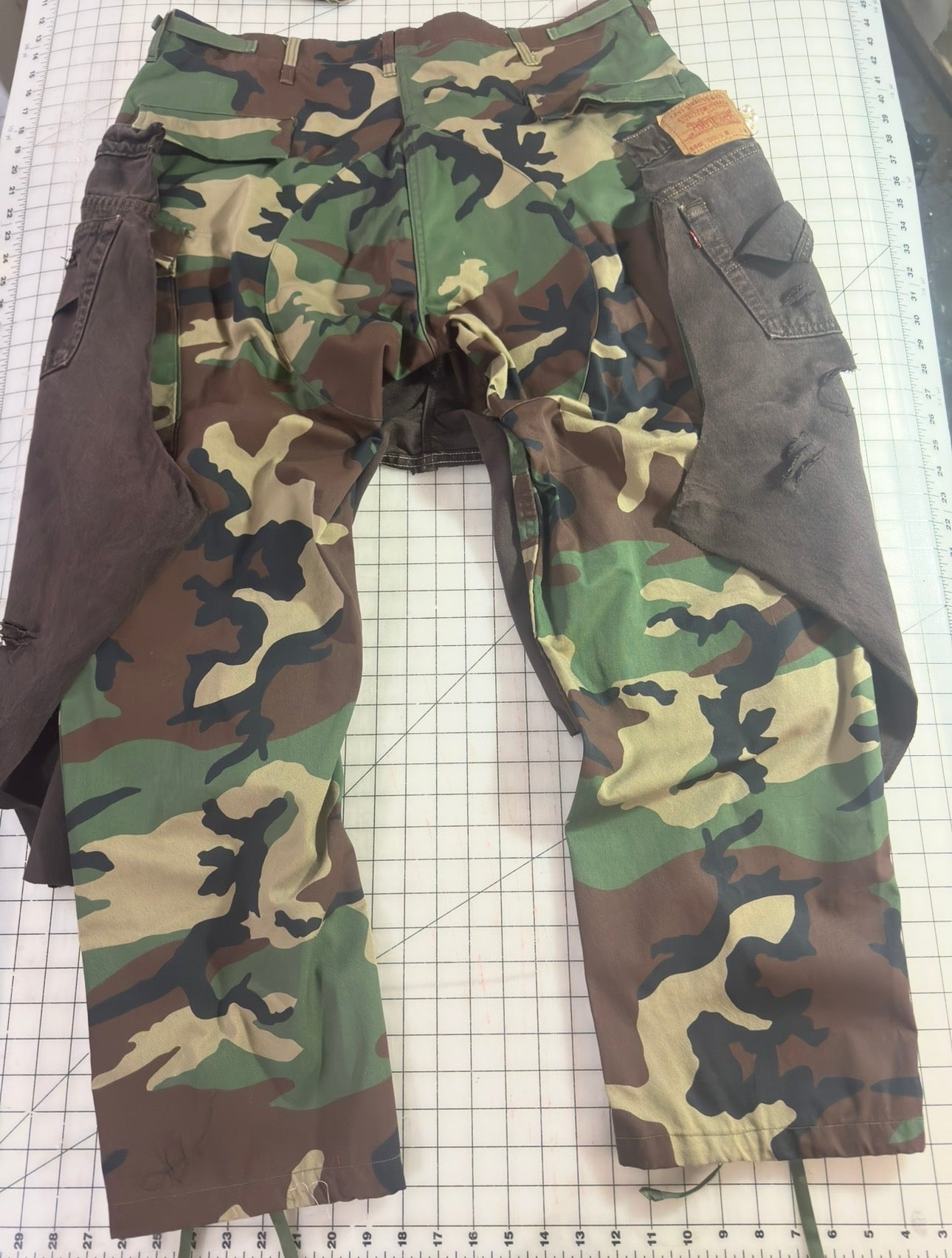 Chocolates Camo Overlay Cargos