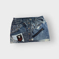 Patchwork Denim Mini