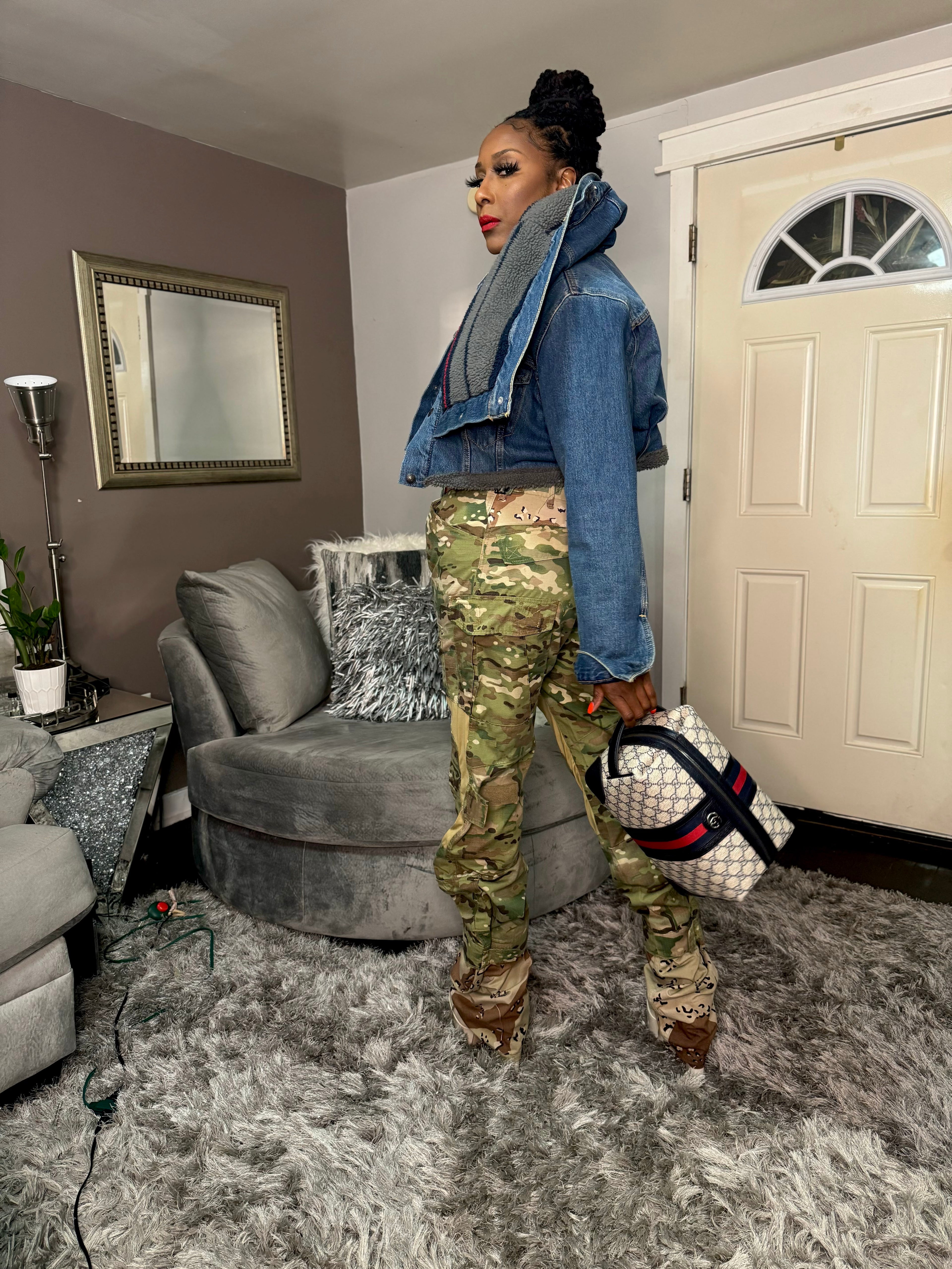 Tactical Camo Cargo Joggers