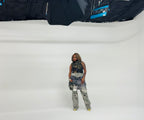 Distressed Overlay Digital Camo Cargos