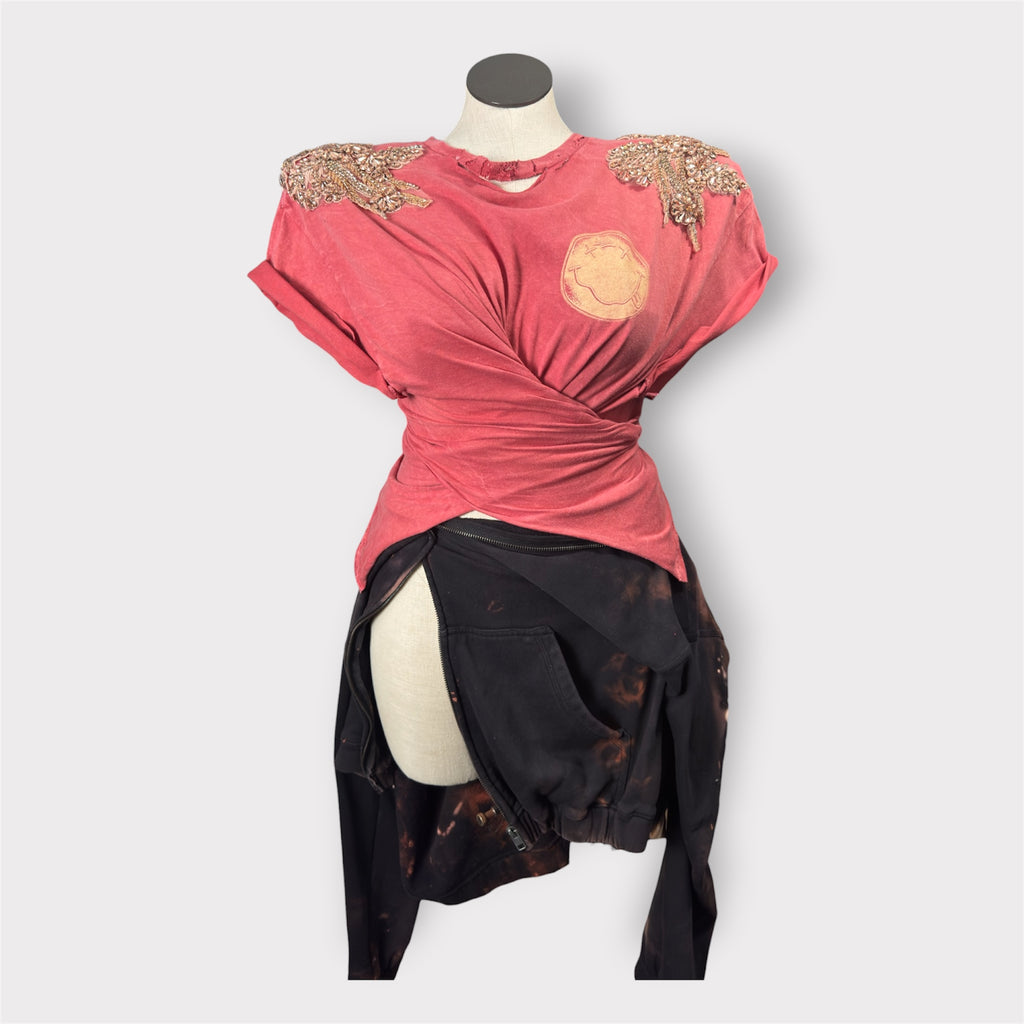 Couture Crystal Wrap Tee